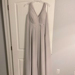 Light Gray Formal Dress